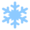 light blue snowflake